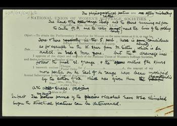 Crosfield notes